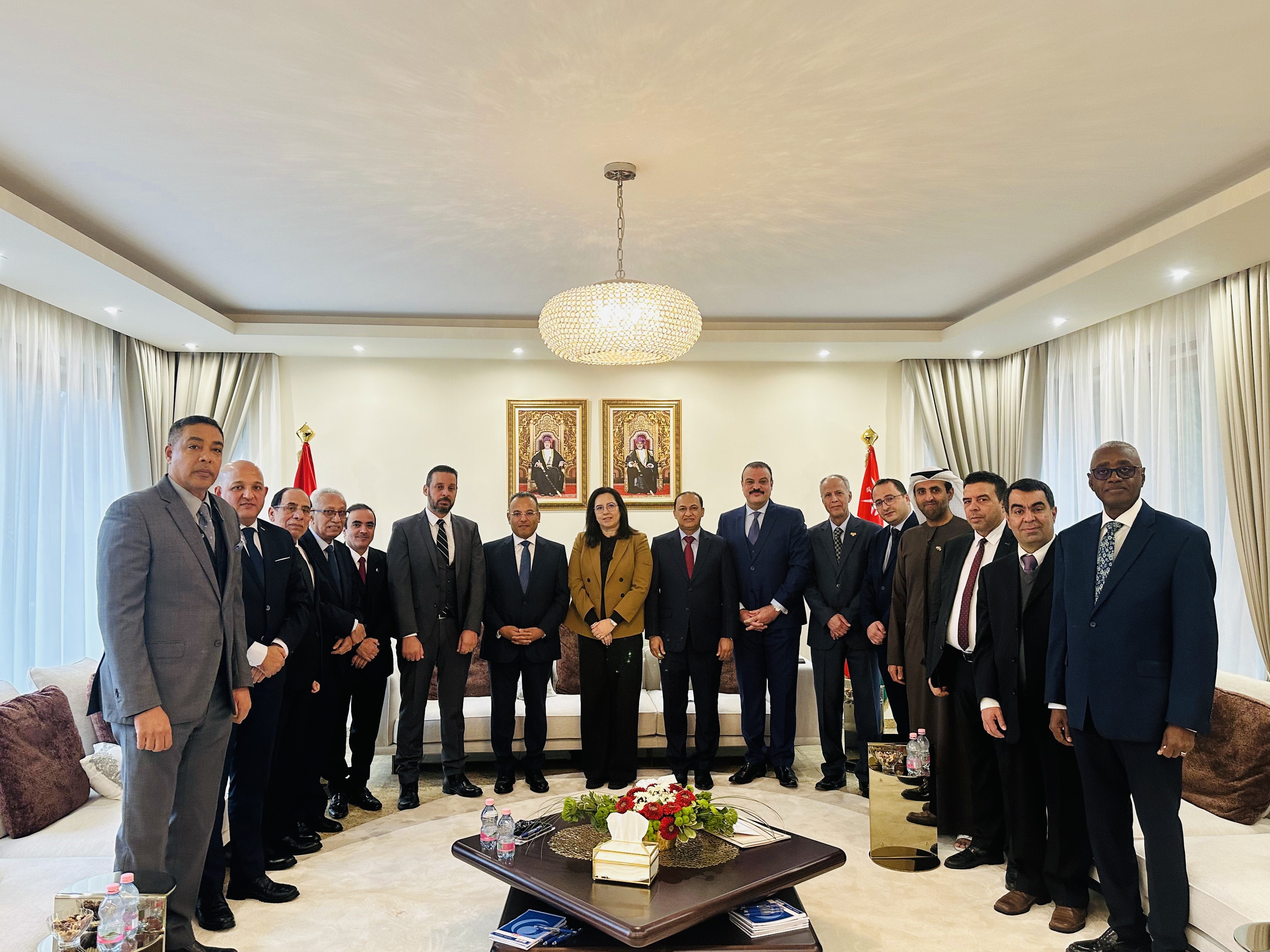 His Excellency Ambassador Majed Al-Abdan participated in the periodic meeting of the Arab Ambassadors Council 
